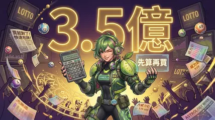 2026 勞動節威力彩頭獎上看 3.5 億！芭樂子用機率告訴你：該衝嗎？