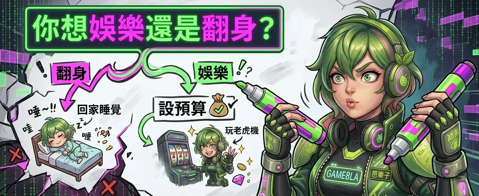 娛樂還是翻身？芭樂子決策樹