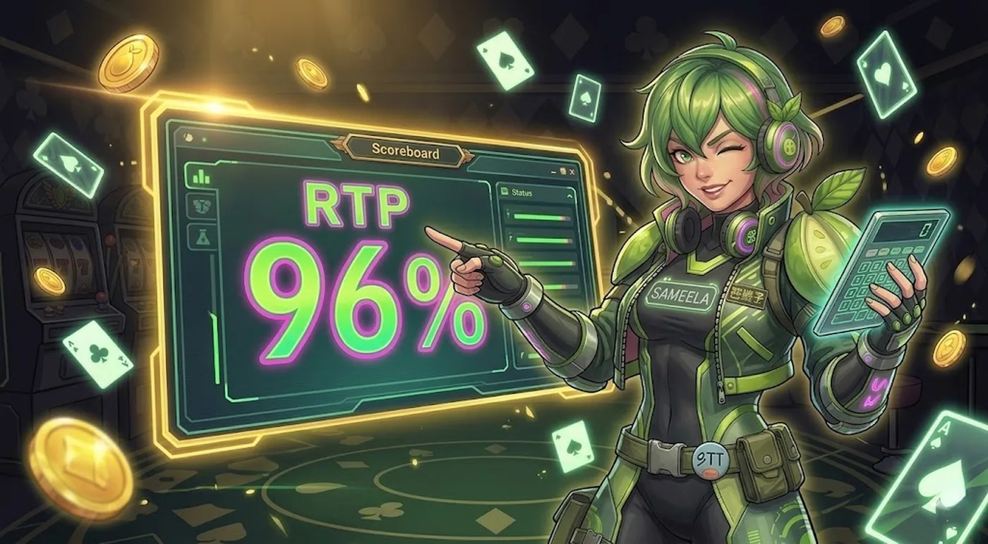 芭樂子拿著計算機解說 RTP 回報率概念｜GAME8LA