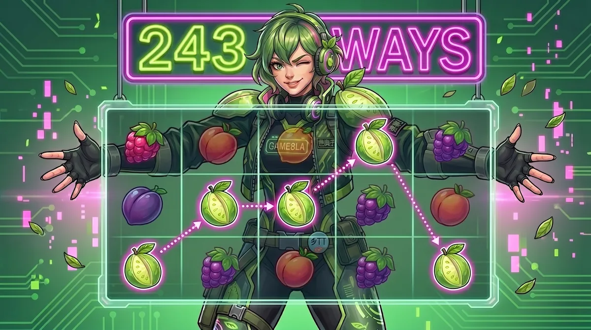 Ways to Win 全路得獎圖解：相鄰轉輪上有相同符號即中獎